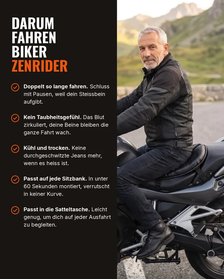 Warum Biker sich für ZenRider entscheiden